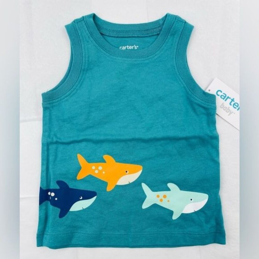 CARTER’S Baby boy  Multi Baby 3-Piece Animal Little Short Set 6 Months (#5502) - Picture 10 of 10